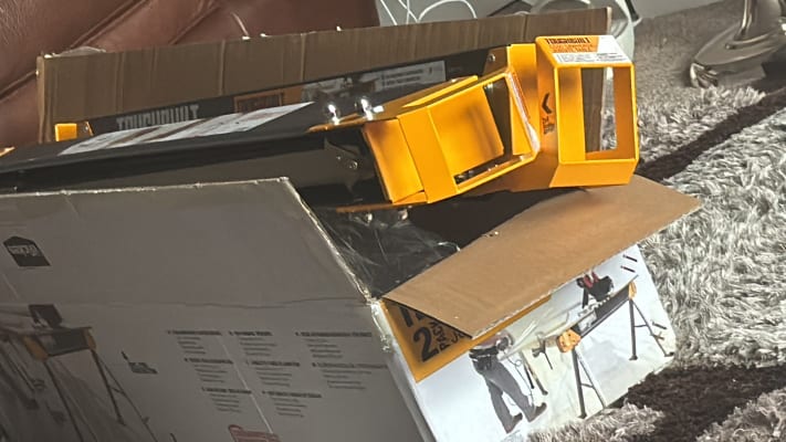 Toughbuilt C550 2 Saw Horse and Jobsite Table Twin Pack Wickes