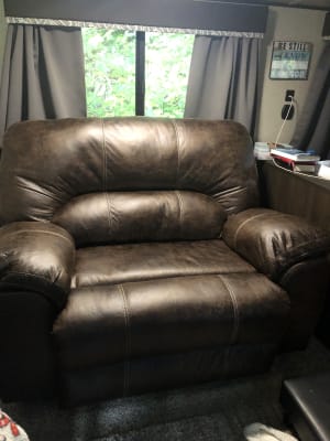 Stallion Brown Snuggle Up Recliner Big Lots