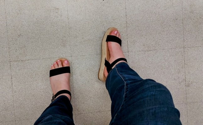 Canvas Platform Sandals for Women Old Navy