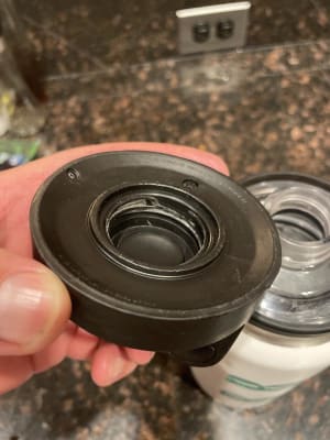 Anyone else remove the bottom rubber piece from their chug top :  r/YetiCoolers