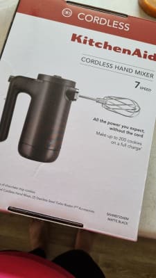 KHMB732WH by KitchenAid - Cordless 7 Speed Hand Mixer