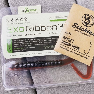Stickies Offset Worm Hook 7pk