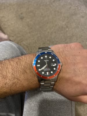 FB-01 Three-Hand Date Stainless Steel Watch - FS5657 - Fossil
