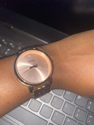 Lexie Luther Three-Hand Rose Gold-Tone 