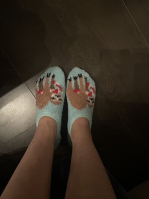 Fuzzy Anti-Slip Socks Non Slip Fluffy Slipper Socks for Women Girls wi –  Happypop