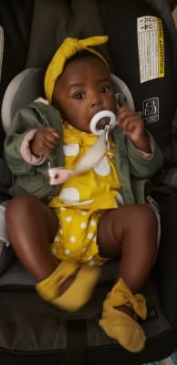 hooded canvas utility jacket for baby