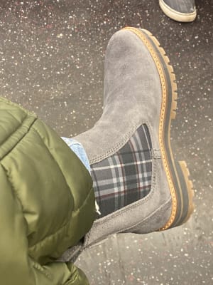 Timberland women's courmayeur valley chelsea boots in grey nubuck 2025