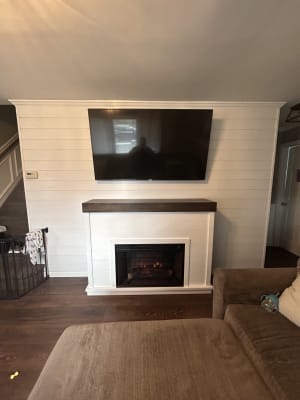Broyhill 62 Grand Shiplap u0026 Beam Electric Fireplace | Big Lots