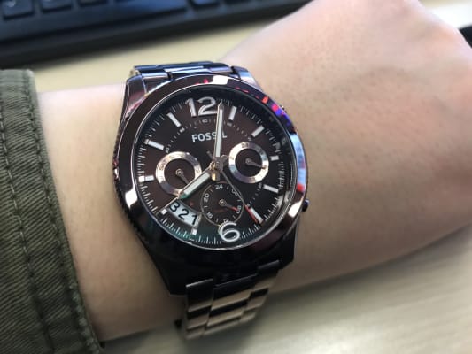 Fossil perfect hotsell boyfriend watch wine