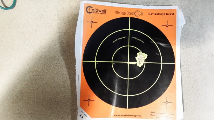 Caldwell Orange Peel Targets 7.5"X6" Targets 5-1/2" Self-Adhesive 10-25-50 