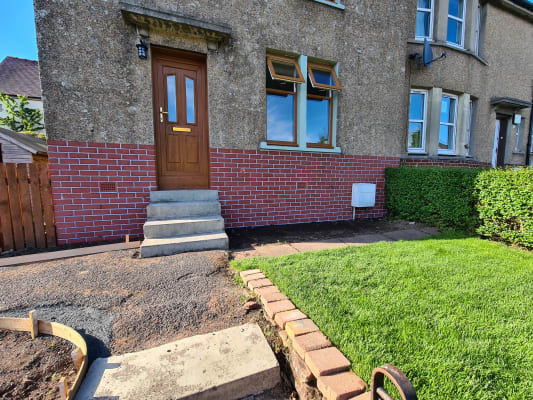 Masonry paint store brick red