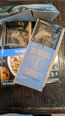 Better Oats Instant Oatmeal Blueberry Muffin (15.1 oz) Delivery - DoorDash
