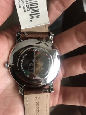 Brown Leather Watch 