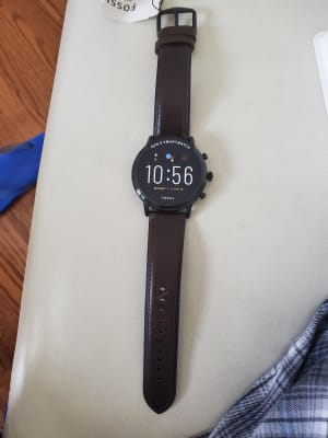 Gen 5 Smartwatch The Carlyle HR Dark Brown Leather - FTW4026 - Fossil