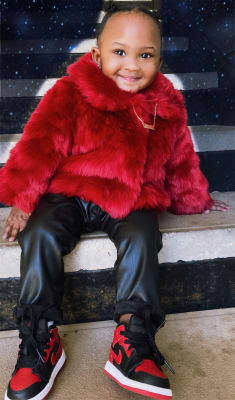 Girl Holiday Red Faux Fur Cropped Jacket by Janie and Jack