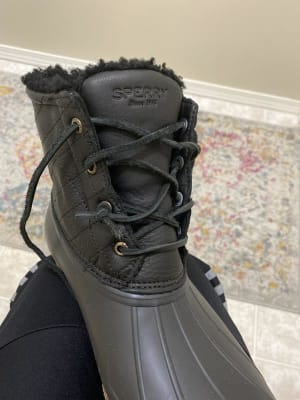 Sperry quilted luxe hotsell saltwater waterproof bootie