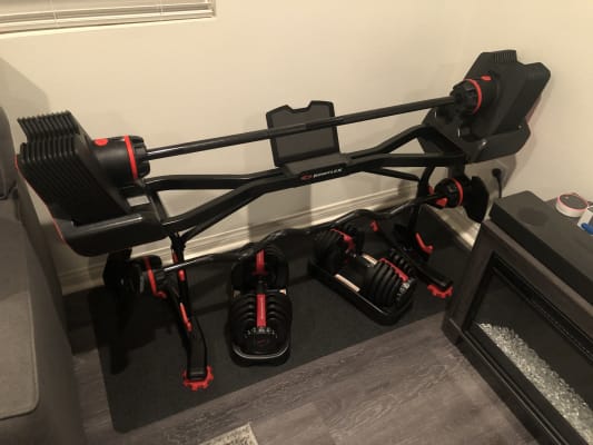 Bowflex curl bar stand hot sale