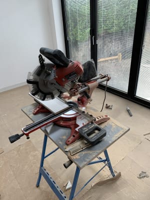 Einhell 210mm double bevel sliding mitre saw shop 1800w