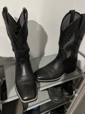 Ariat Men s Solado VentTEK Western Boots Black Carbon elliottsboots