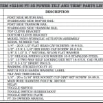 CMC PT-35 Electric Hydraulic Tilt and Trim For Up To 35 HP