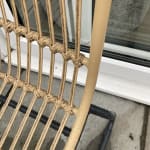 Homebase bamboo stacking chair 2025