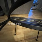 Cadiz Black Metal Outdoor Stacking Chair