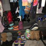 Umbra Charcoal Slant Shoe Accessory Organizer The Container Store