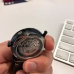Commuter Automatic Brown Leather Watch ME3158 Fossil