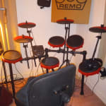Alesis Nitro Mesh Electronic Drum Set (NITROMSEK1) Special Red Edition  194744000744