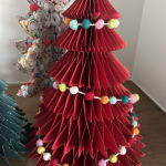Multicolor Felt Pom Pom Garland