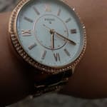 Hybrid Smartwatch Virginia Rose Gold Tone Stainless Steel