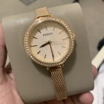 Classic Minute Three Hand Rose Gold Tone Stainless Steel Watch