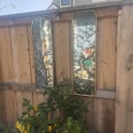 Antique Gold Tree and Doves Wall Mirror 2 Piece