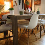 Finn Natural Wood Dining Table