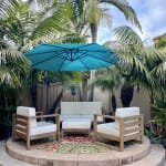 Segovia Light Brown Eucalyptus Outdoor Chair