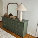 Talia Wood Arched Vanity Mirror