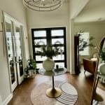 Zuma Round Black And Brown Modern Indoor Outdoor Area Rug