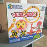 15 Pieces Learning Resources Wacky Wheels STEM Challenge 
