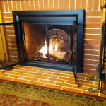  Firebacks for Fireplace 24Inch- Iron Fire Place Back Plates  with Feets, Fireplace Refractory Panels, Fireplace Heat Reflect Wall  Protection : Home & Kitchen