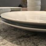 Coupe White Porcelain Dinner Plate