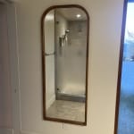 Talia Wood Arched Leaning Full Length Mirror