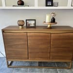 Sloan Caramel Live Edge Wood Sideboard