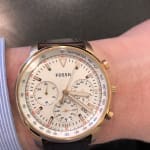 Goodwin Chronograph Brown Leather Watch 