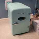 Nostalgia Retro 6-Can Personal Cooling and Heating Refrigerator