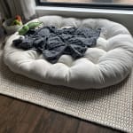 Elora Ivory Double Papasan Chair Cushion