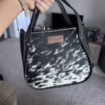 Genuine Hair-On Cowhide Tote Bag