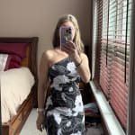 One shoulder dress - Black