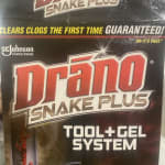 Drano Snake Plus Tool + Gel, 70241, 16 OZ