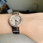 Hand Pastel Pink Stainless Steel Watch 