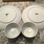 Coupe White Porcelain Dinner Plate